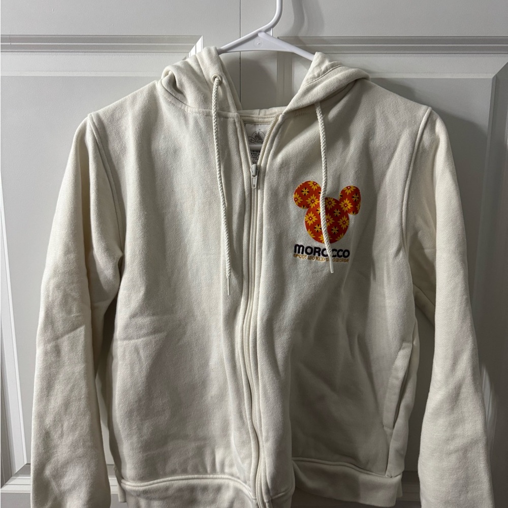 Disney Cream Hoodie with Morocco Design